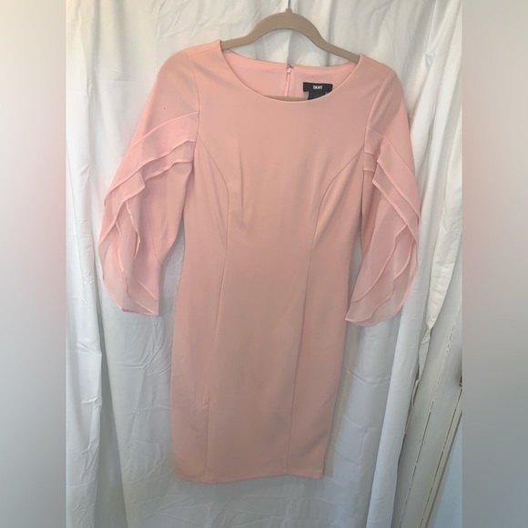 DKNY blush pink dress in size 4 - Picture 1 of 2